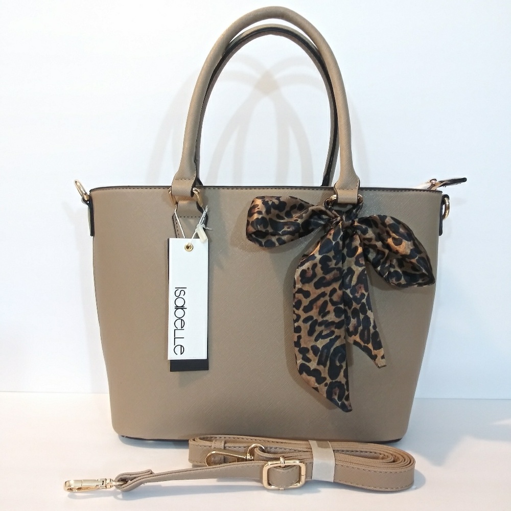 NWT ISABELLE VEGAN SATCHEL HANDBAG PURSE